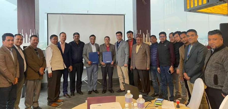 माछापुच्छ्रे बैंक र नेपाल पेट्रोलियम डिलर्स राष्ट्रिय एसोसिएसनबीच सम्झौता