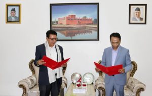 राष्ट्रिय वाणिज्य बैंकका अध्यक्ष ढकालद्वारा पदभार ग्रहण