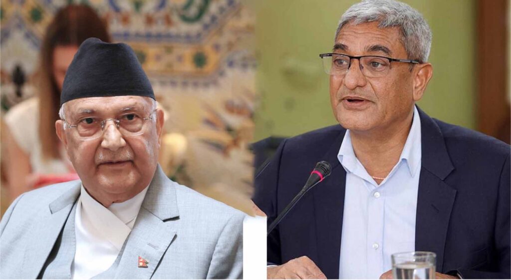केपी ओली र रमेश लेखकविरुद्ध किटानी जाहेरी दर्ता गर्न प्रहरीद्धारा अस्वीकार, सुरक्षा हाइ अलर्टमा