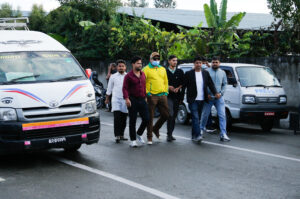 बालेन शाह र सुधन गुरूङ पक्राउको माग गर्दै अनेरास्ववियू प्रहरी परिसर