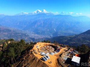 ब्लु हिललाई पर्यटन हब बनाउने योजना तिव्र गतिमा
