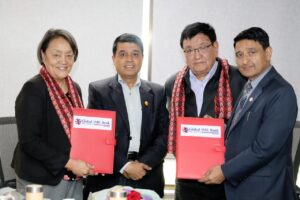 ग्लोबल आइएमई बैंक र तिलगंगा आँखा प्रतिष्ठानबिच सहकार्य