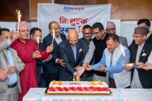 नेपाल लाइफको २५औं वार्षिकोत्सवमा निःशुल्क स्वास्थ्य शिविर-रक्तदान