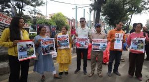 त्रिशूली–३ बीका बेपत्ता कर्मचारी खोज्न माग गर्दै माइतीघरमा प्रदर्शन